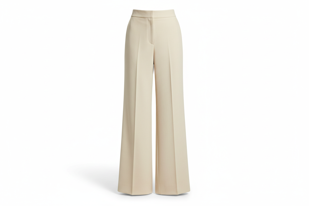 Wide-Leg Tailored Trouser